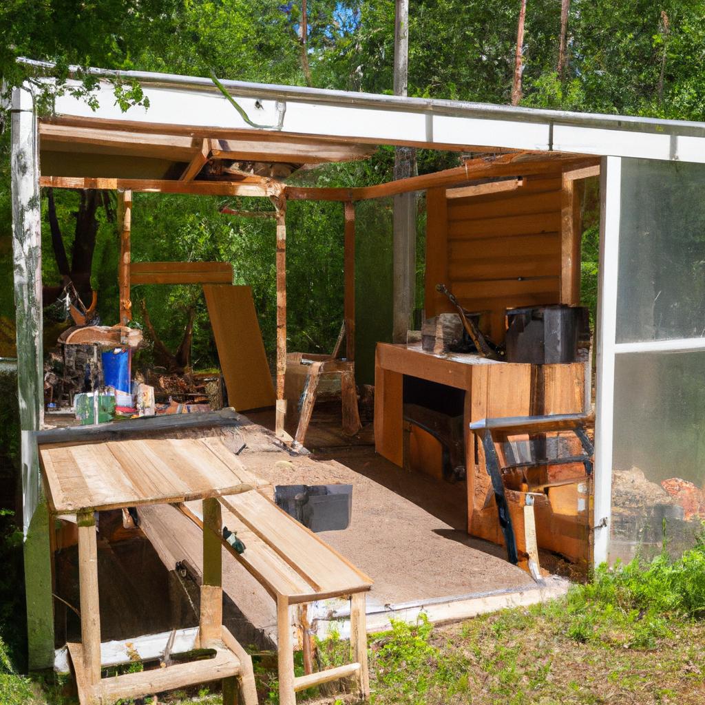 2. 小屋建設で趣味の空間を実現