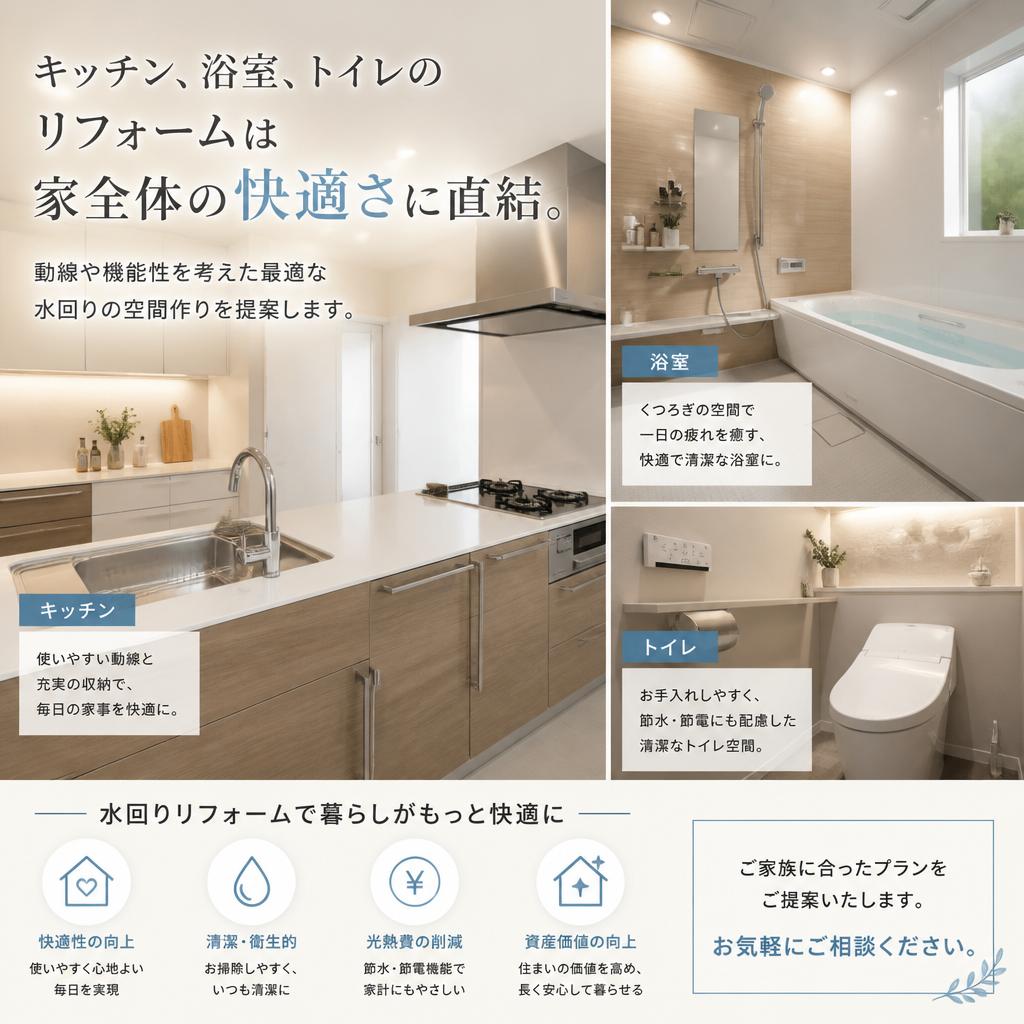 水回りは家の心臓部！