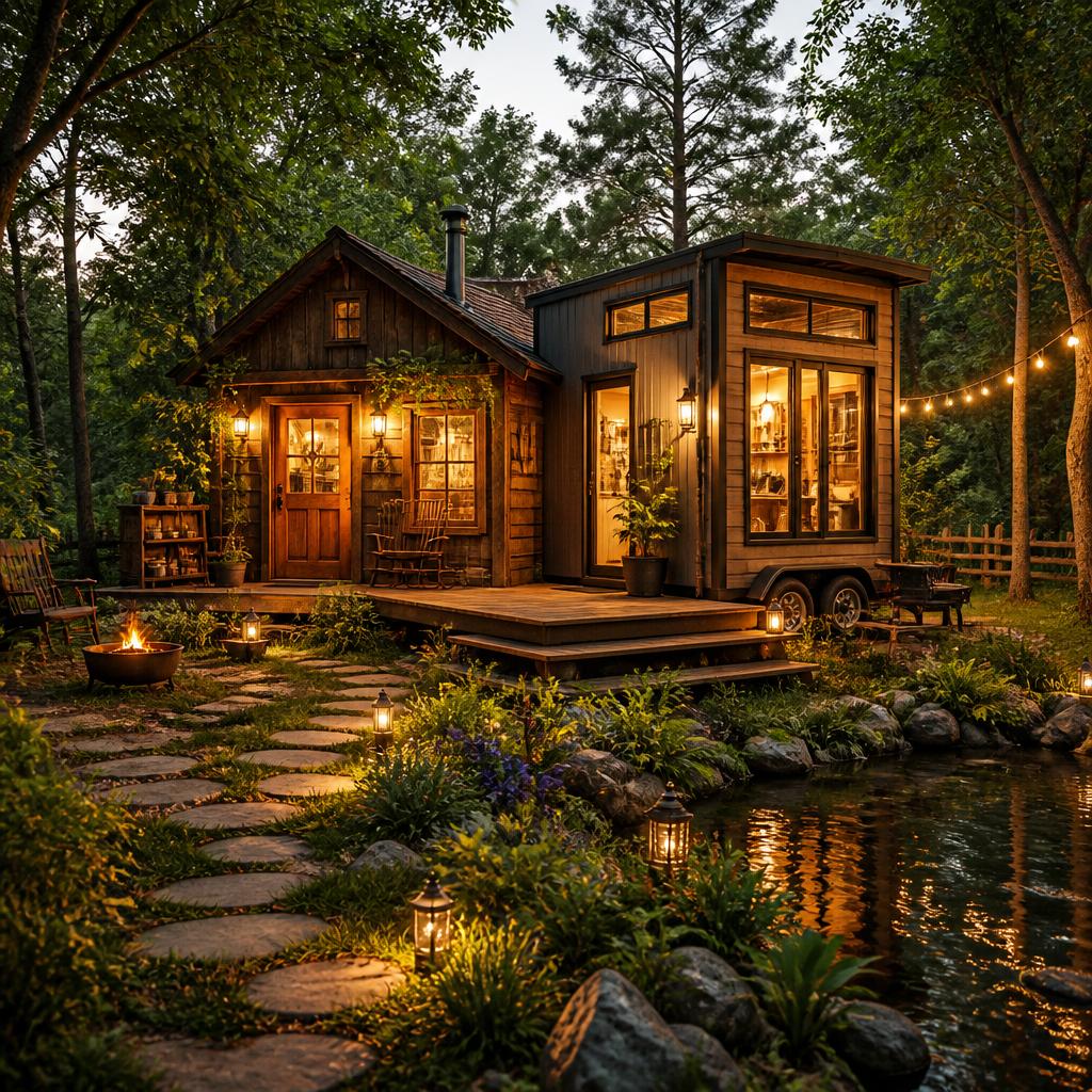 あなただけの隠れ家 - 小屋とタイニーハウスのコラボレーション