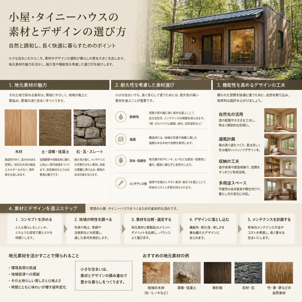 素材・デザインの選び方