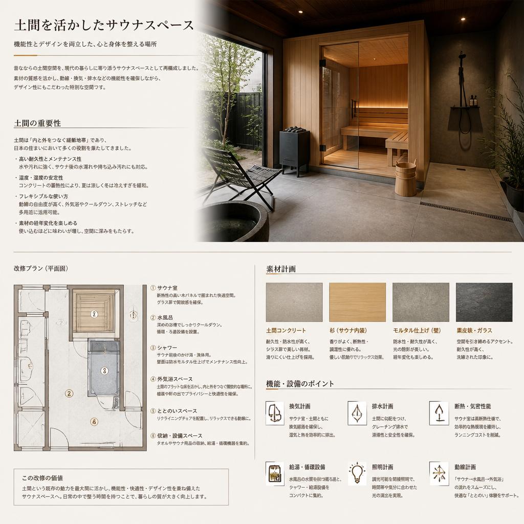 5. 土間の改修で空間を広げる