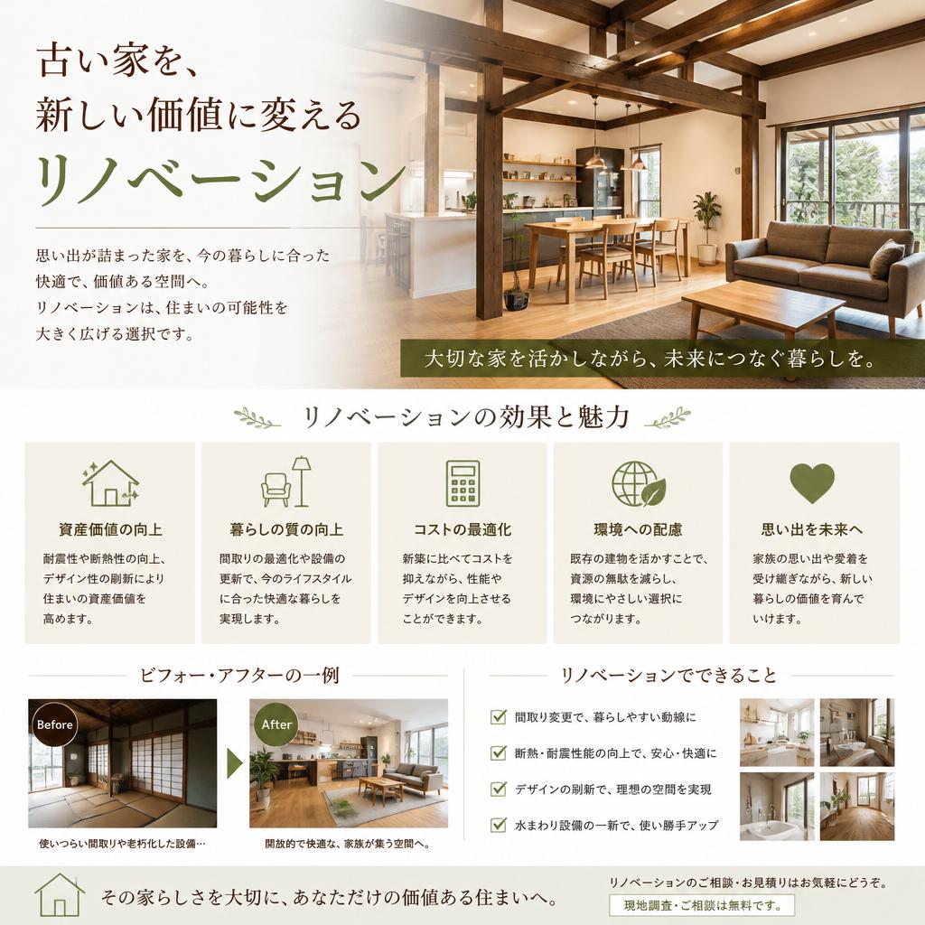 5. リノベーションで生まれ変わる住まい