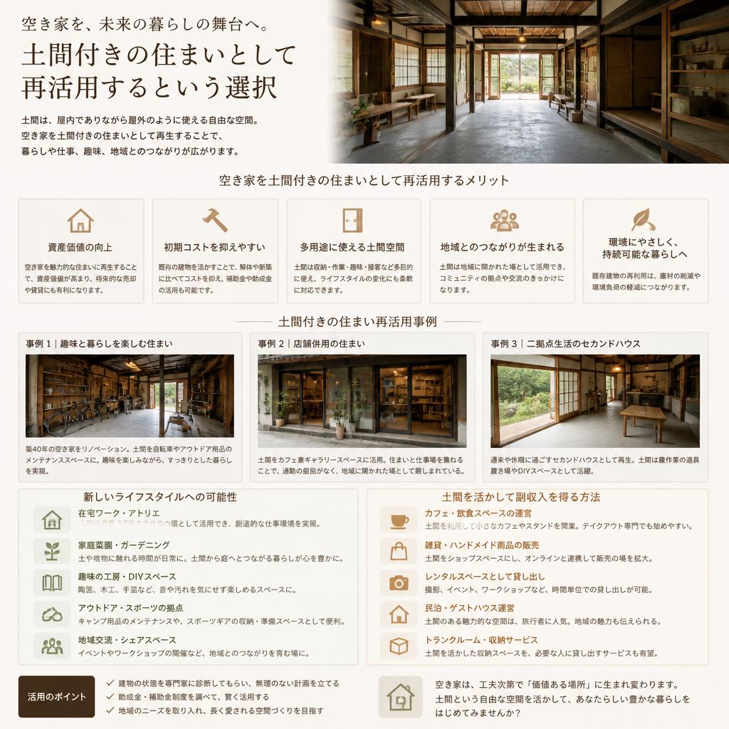 空き家を活用した新しいライフスタイル
