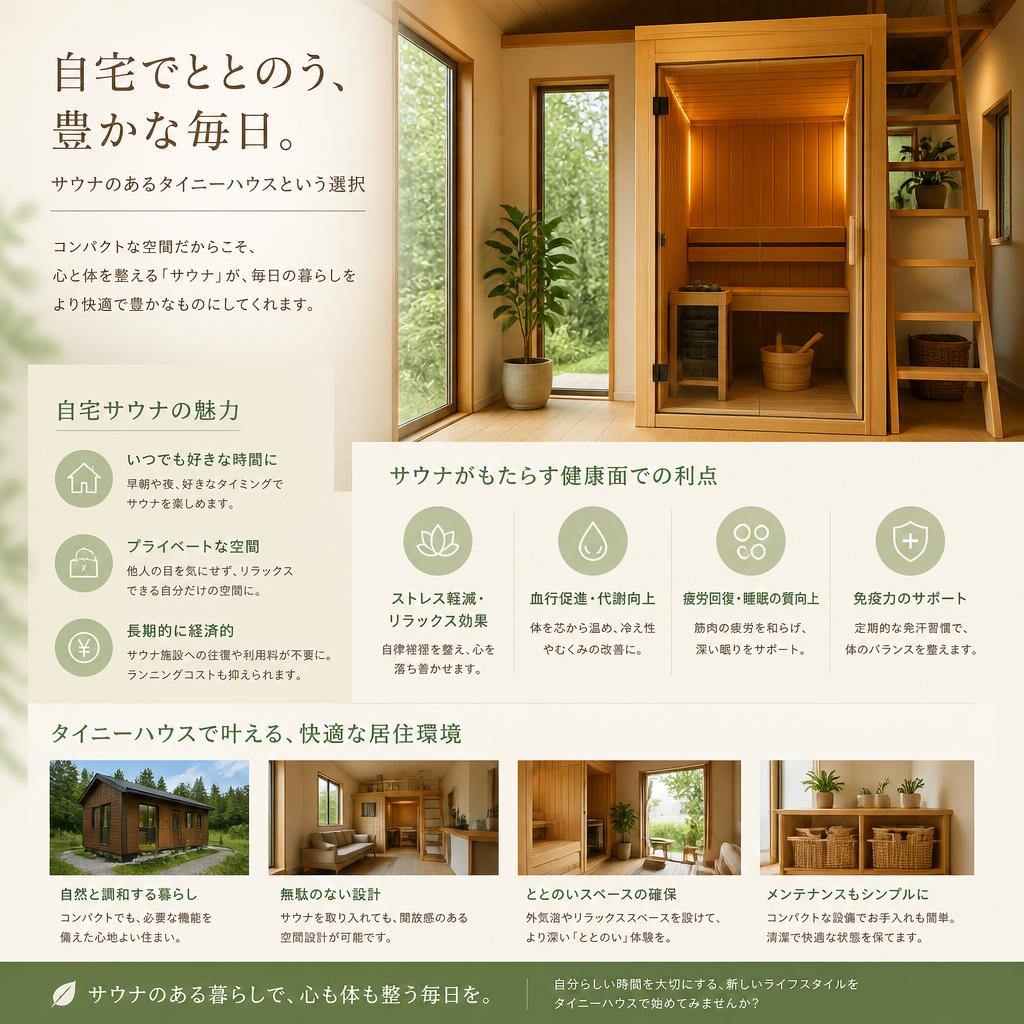サウナのメリット