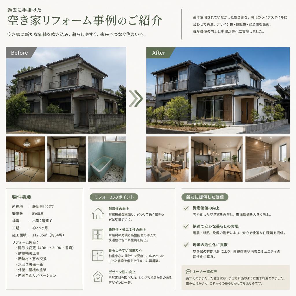 実績紹介 - 成功したリフォーム事例