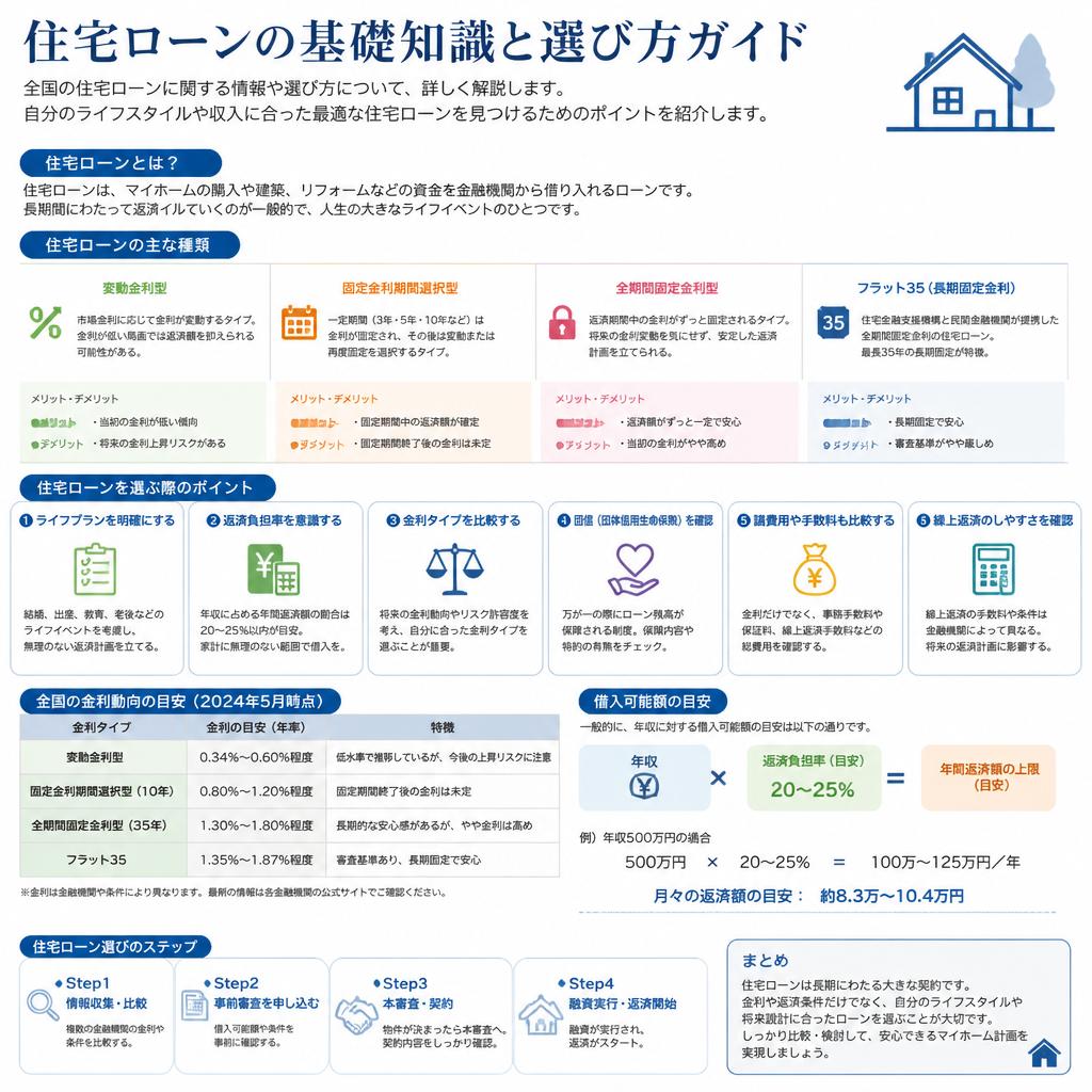 4. 住宅ローンの基本と選び方