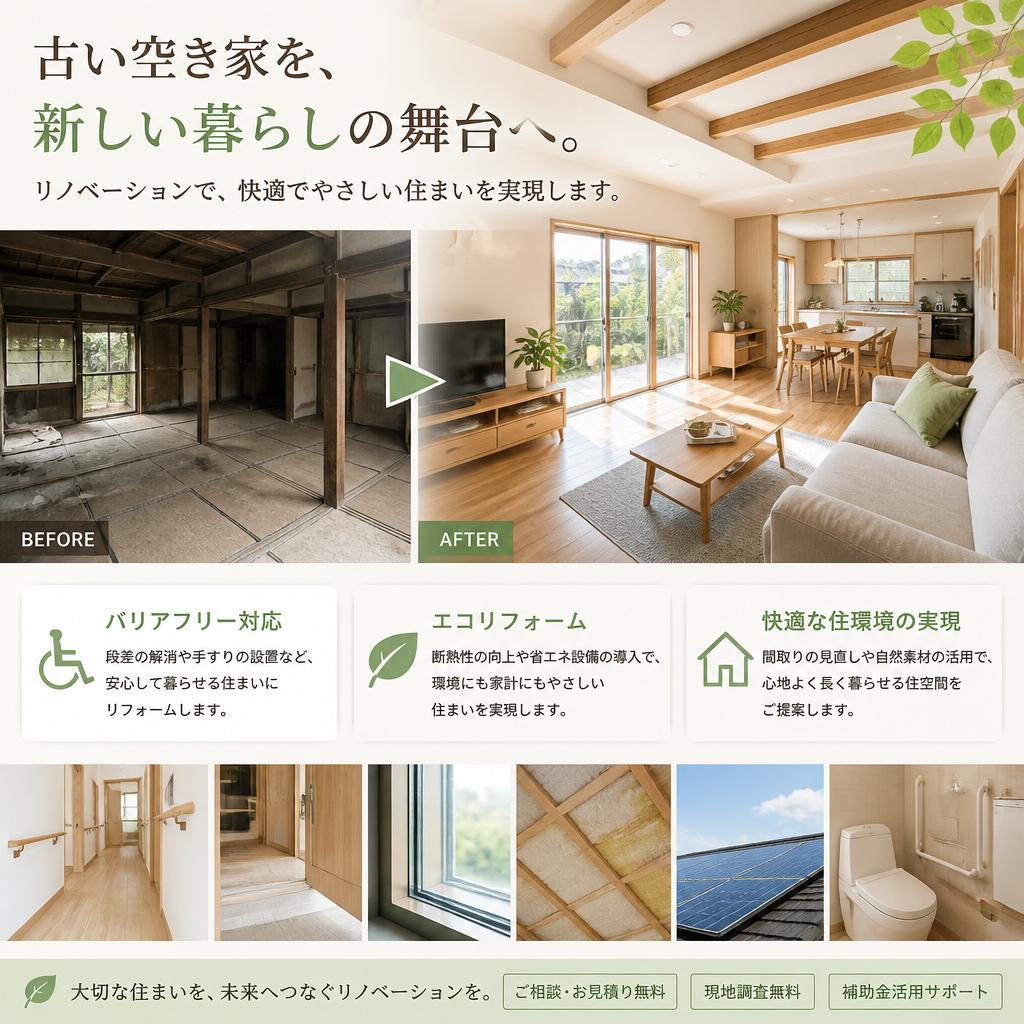 戸建てリノベーションの魅力