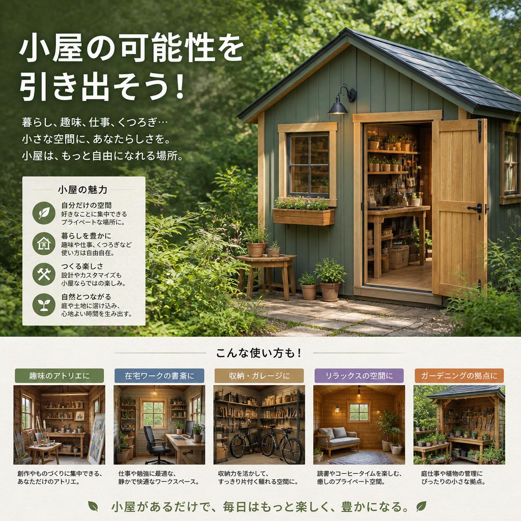 小屋の可能性を引き出そう！