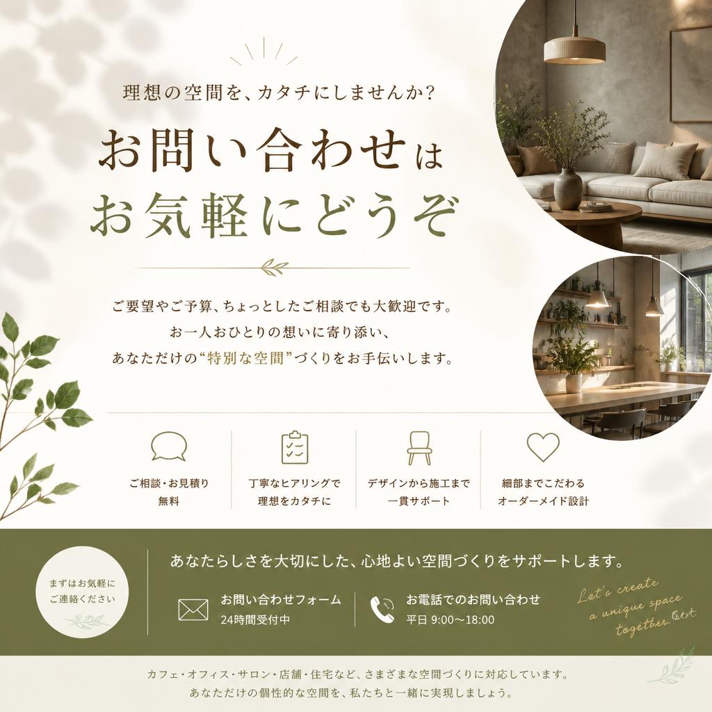 あなたの夢の空間を実現するために