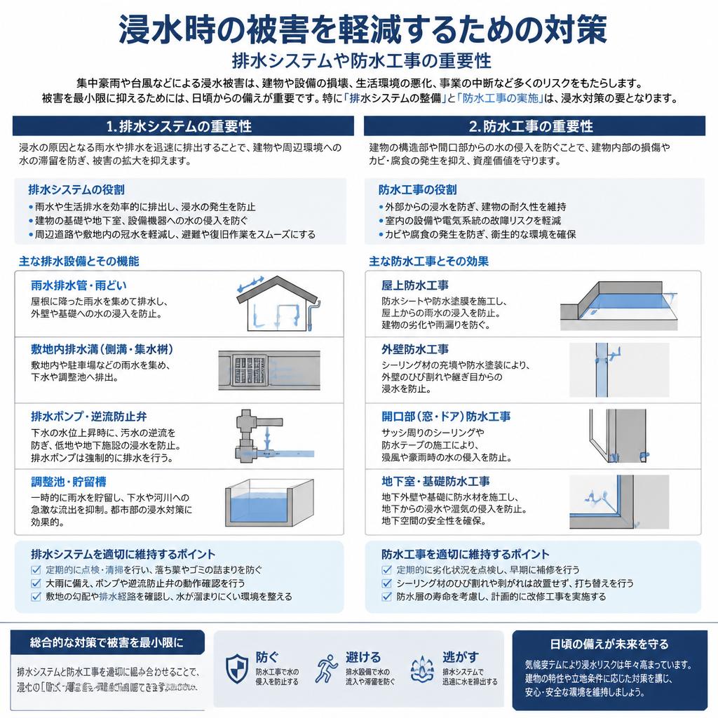 浸水対策の方法