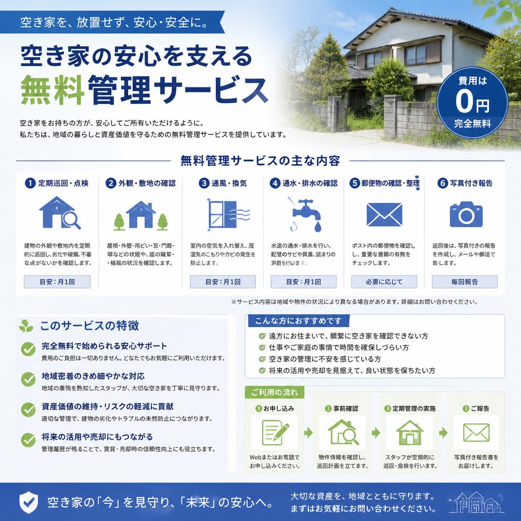 2. スヤマ工務店の無料管理サービスのご紹介