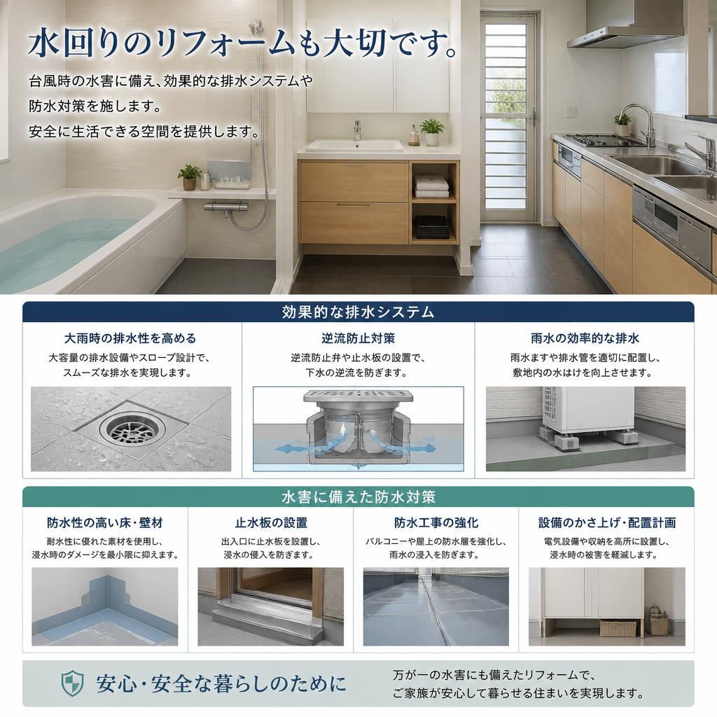 安心の水回りリフォーム