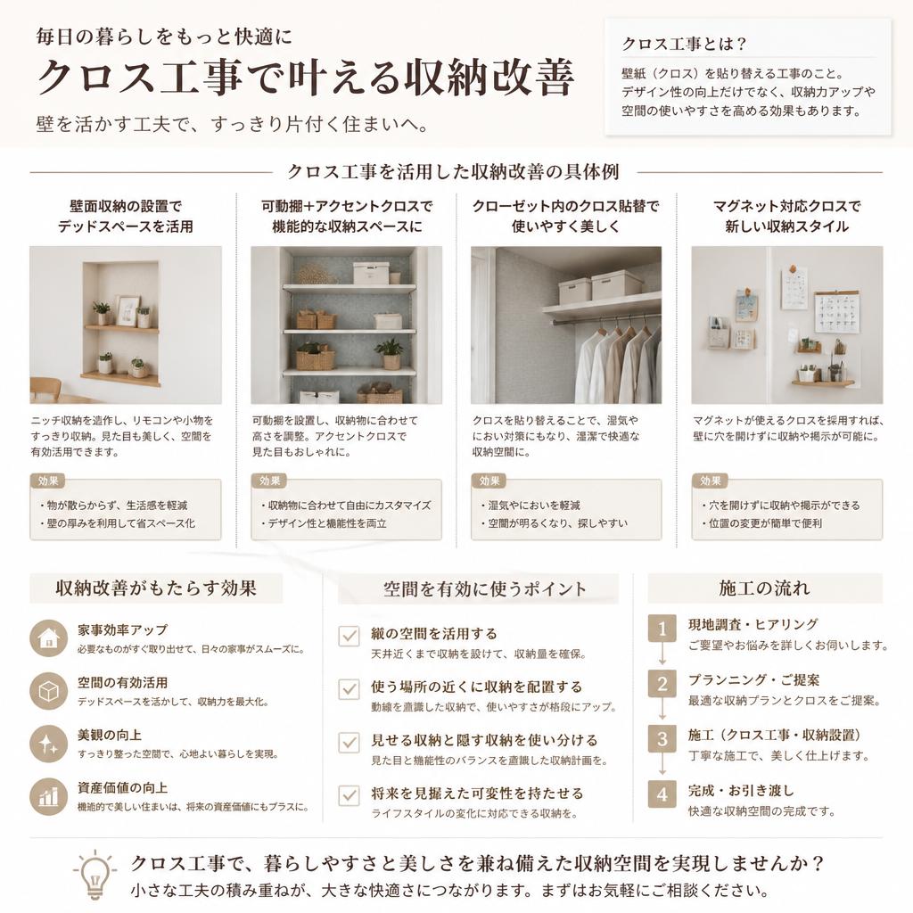 効率的な収納スペースの提案