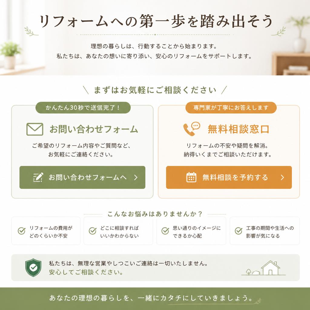 今すぐお問い合わせを！