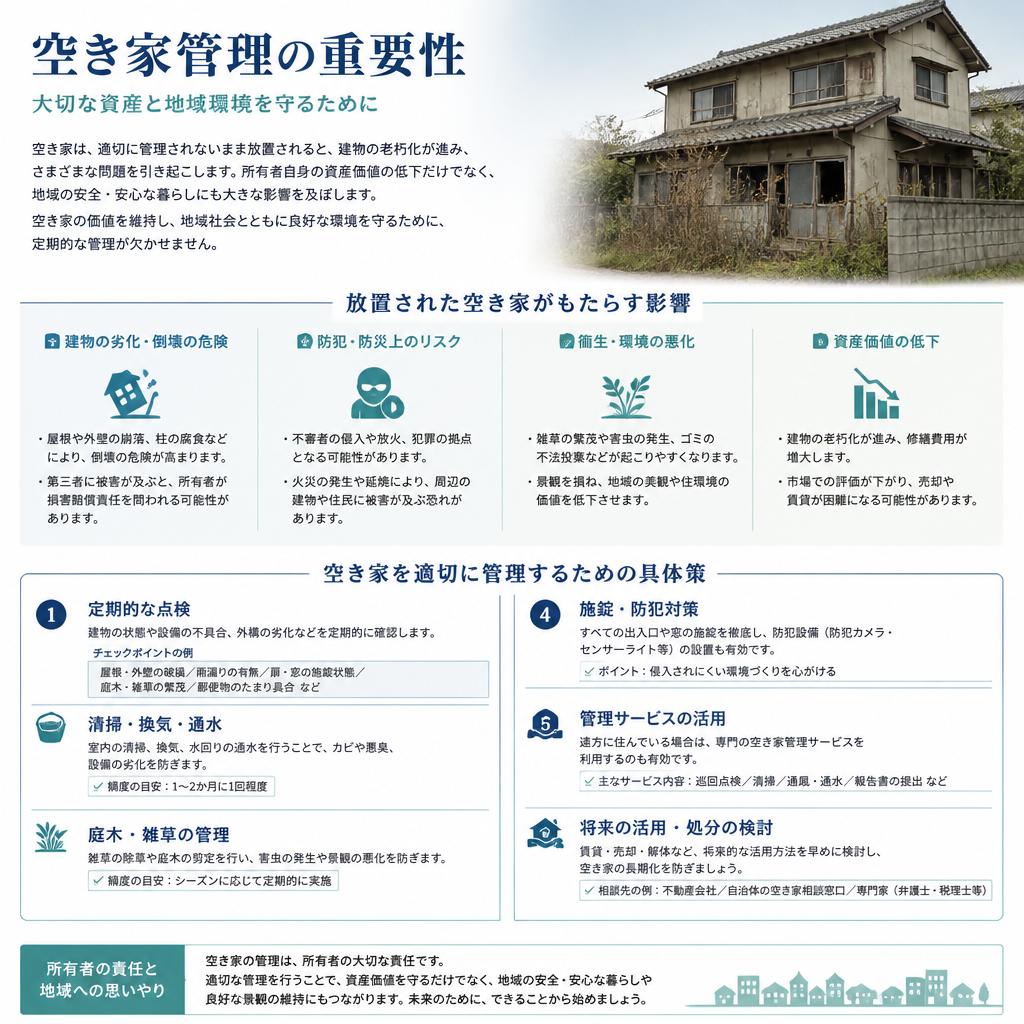4. 管理の重要性と空き家問題