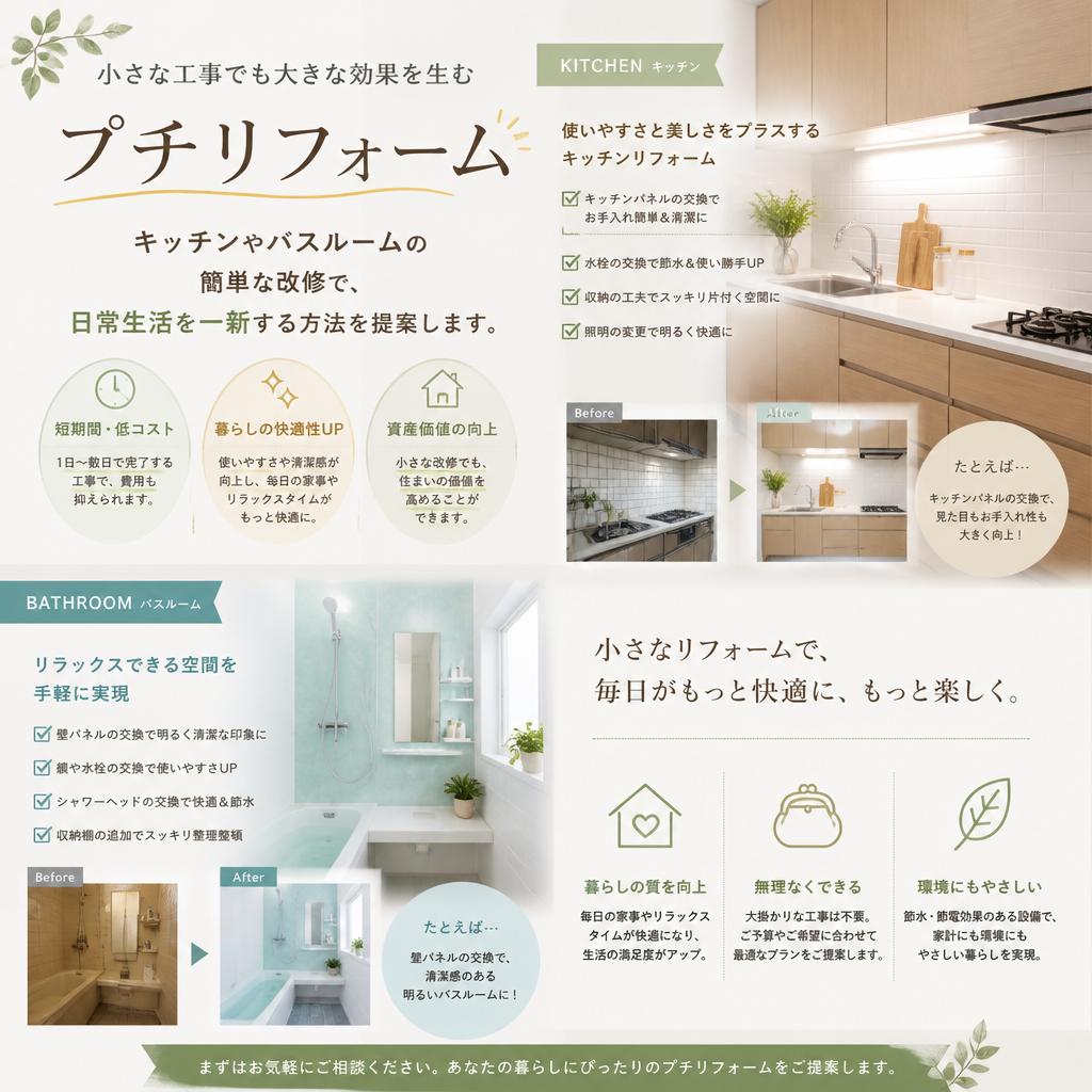 2. プチリフォームで手軽に変化