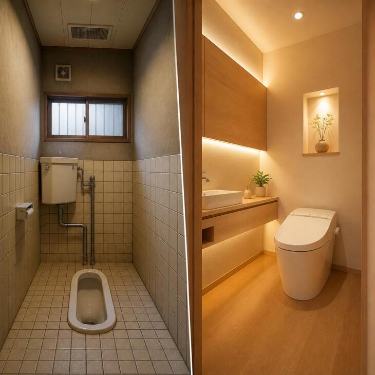 心温まる空間へ、和式トイレからの脱出プロジェクト