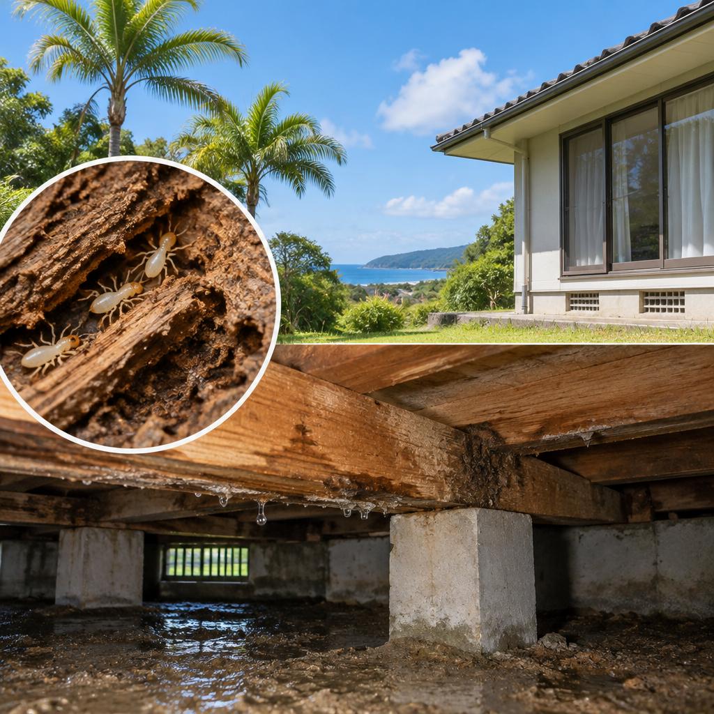宮崎の住まいは、湿気がこもる床下にも気配りを