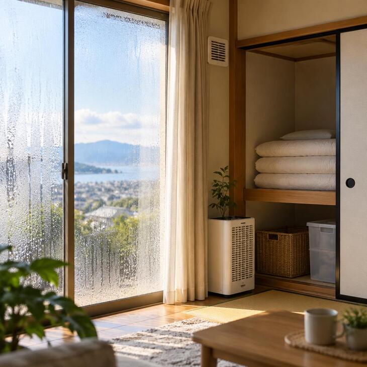 窓の結露も、押し入れのカビも。宮崎の住まいに合った対策で、冬を心地よく。