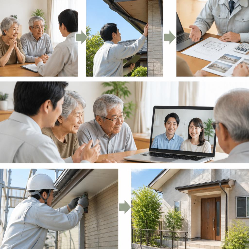 親の希望を置き去りにしない、相談から完成までの流れ