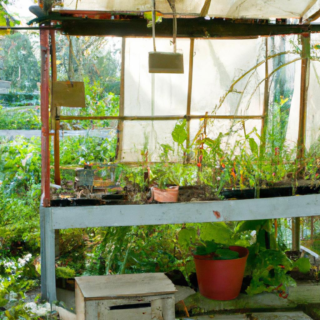 ガーデニングと小屋の相性